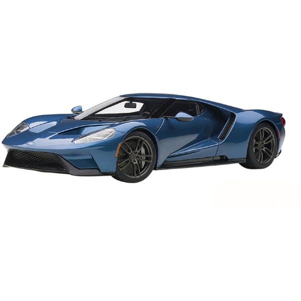 Cargue la imagen en el visor de la galería, AUTOart 72942 1/18 Ford GT 2017 Azul Metálico Diecast
