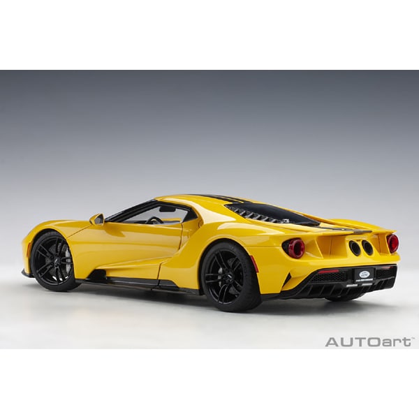 Carica immagine in Galleria Viewer, AUTOart 72944 1/18 Ford GT 2017 Yellow/Black Stripe Diecast
