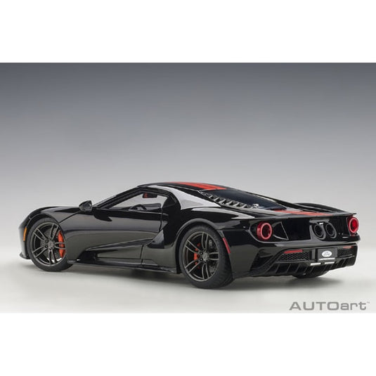 AUTOart 72945 1/18 Ford GT 2017 Black/Orange Stripe Diecast