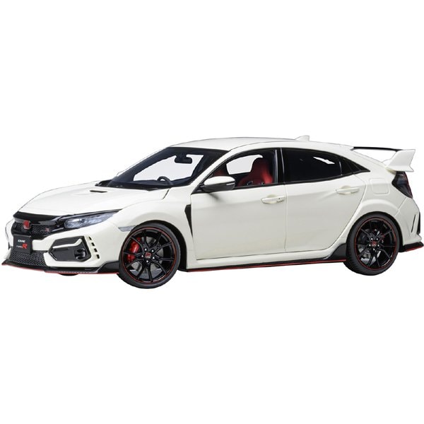 Laden Sie das Bild in Galerie -Viewer, AUTOart 73220 1/18 Honda Civic Type R FK8 2021 Championship White Diecast
