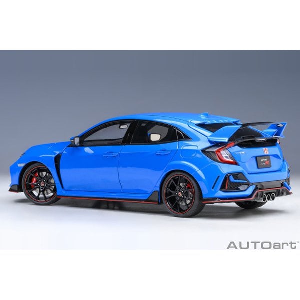 Laden Sie das Bild in Galerie -Viewer, AUTOart 73224 1/18 Honda Civic Type R FK8 2021 Racing Blue Pearl Diecast
