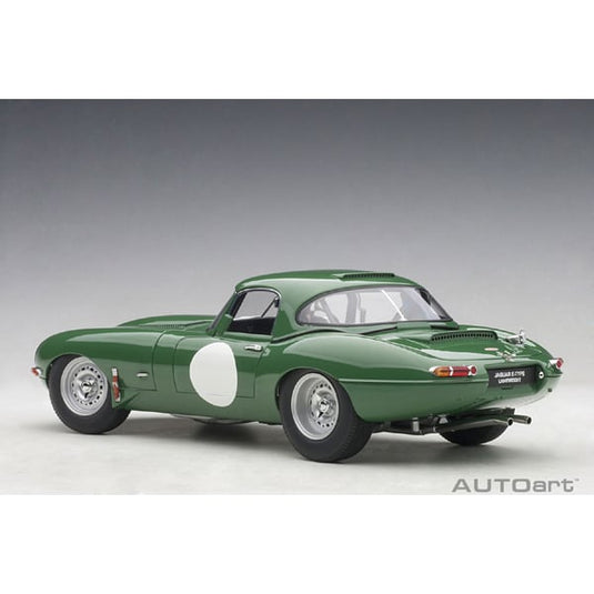 AUTOart 73648 1/18 Jaguar léger E-Type vert moulé sous pression