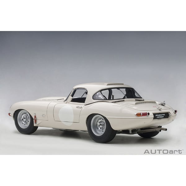 Load image into Gallery viewer, AUTOart 73649 1/18 Jaguar Lightweight E-Type White Diecast
