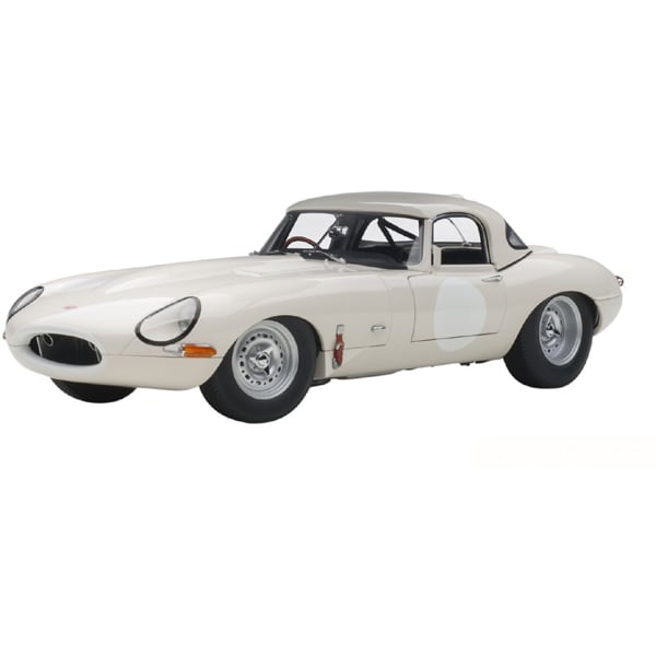 AUTOart 73649 1/18 Jaguar ligero tipo E blanco fundido a presión