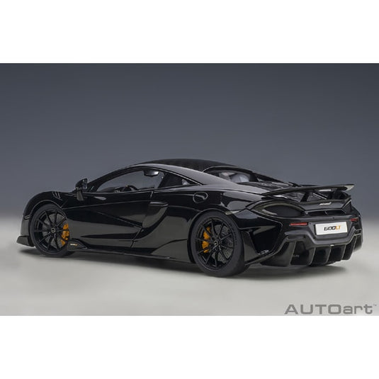 AUTOart 76081 1/18 McLaren 600LT negro con techo de carbono fundido a presión