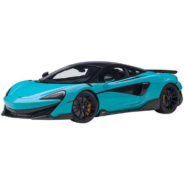 Chargez l&#39;image dans la visionneuse de la galerie, AUTOart 76083 1/18 McLaren 600LT bleu clair perle avec toit en carbone moulé sous pression
