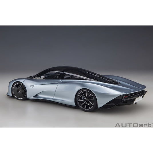 AUTOart 76086 1/18 McLaren Speedtail métallisé bleu clair moulé sous pression