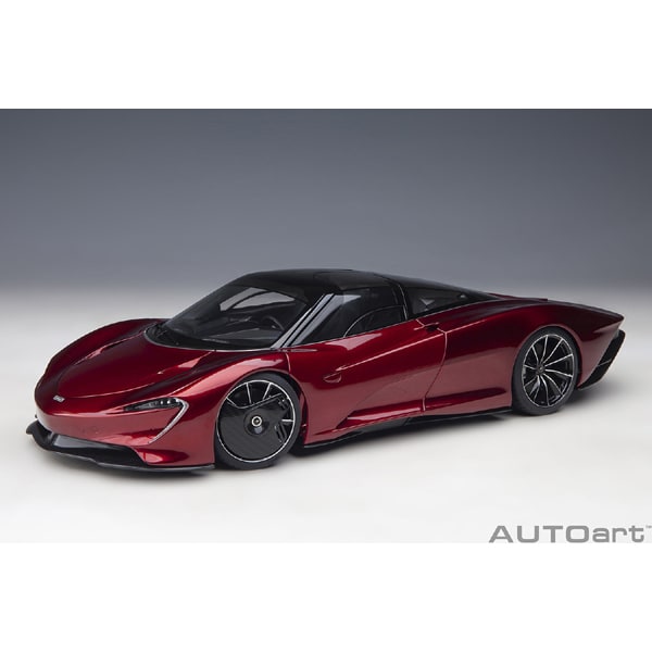 Cargue la imagen en el visor de la galería, AUTOart 76087 1/18 McLaren Speedtail Rojo Metálico Diecast
