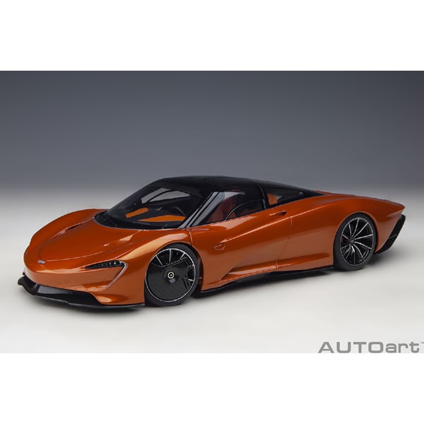 Cargue la imagen en el visor de la galería, AUTOart 76088 1/18 McLaren Speedtail Naranja Metálico Diecast
