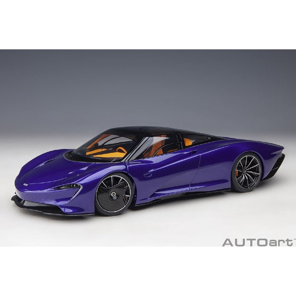 Cargue la imagen en el visor de la galería, AUTOart 76089 1/18 McLaren Speedtail Metálico Púrpura Diecast
