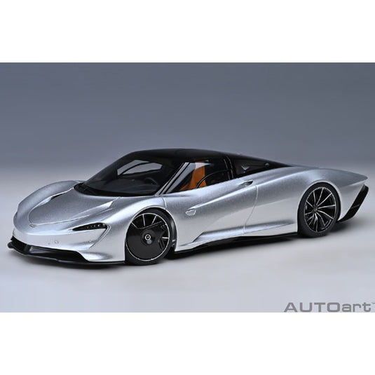 AUTOart 76090 1/18 McLaren Speedtail metálico plateado fundido a presión