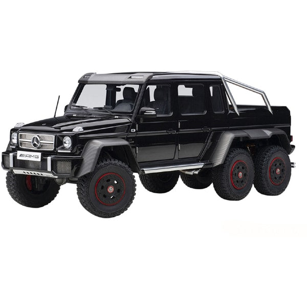 Cargue la imagen en el visor de la galería, AUTOart 76306 1/18 Mercedes-Benz G63 AMG 6x6 negro fundido a presión
