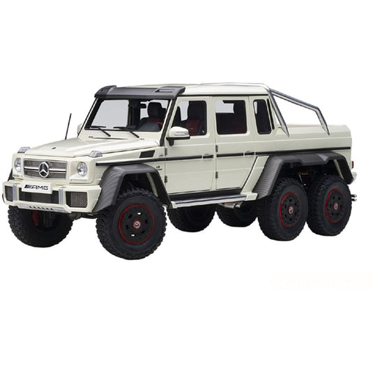 AUTOart 76307 1/18 Mercedes-Benz G63 AMG 6x6 Pearl White Diecast (enumerado dos veces)