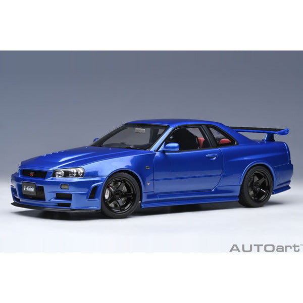 Load image into Gallery viewer, AUTOart 77462 1/18 Nismo R34 GT-R Z-tune Bayside Blue Collection
