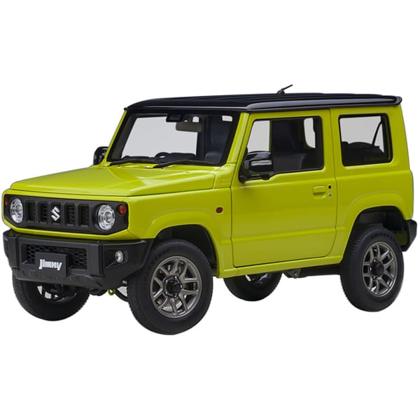 Carica immagine in Galleria Viewer, AUTOart 78501 1/18 Suzuki Jimny JB64 Yellow/Black Roof Diecast
