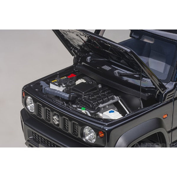 Cargue la imagen en el visor de la galería, AUTOart 78508 1/18 Suzuki Jimny Sierra JB74 Coche fundido a presión compuesto perla negra
