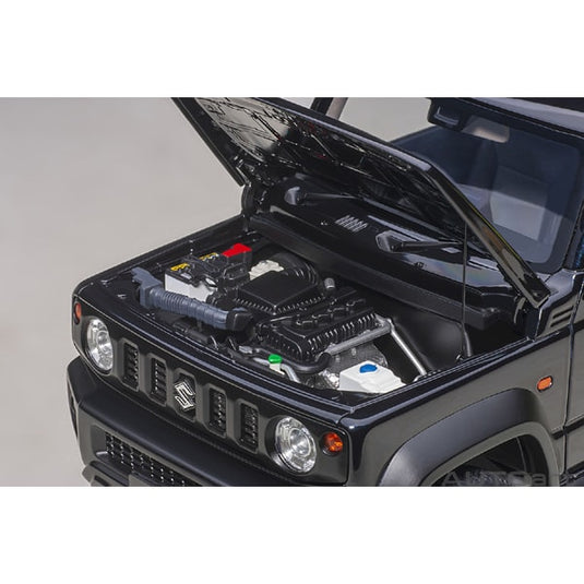 AUTOart 78508 1/18 Suzuki Jimny Sierra JB74 voiture moulée sous pression Composite noir perle