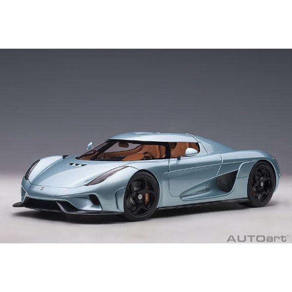 Chargez l&#39;image dans la visionneuse de la galerie, AUTOart 79028 1/18 Koenigsegg Regera métallisé bleu clair moulé sous pression
