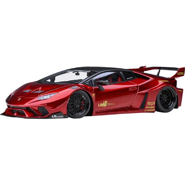 Chargez l&#39;image dans la visionneuse de la galerie, AUTOart 79126 1/18 Liberty Walk LB Silhouette Works Lamborghini Huracan GT Hyper rouge moulé sous pression
