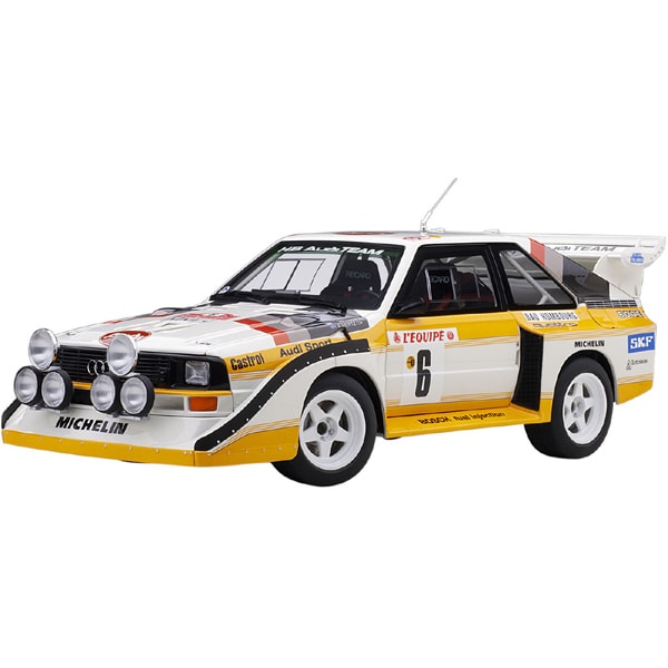 Cargue la imagen en el visor de la galería, AUTOart 88602 1/18 Audi Sport Quattro S1 WRC Rally de Montecarlo 1986 #6 Diecast
