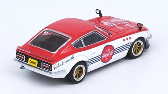 Cargue la imagen en el visor de la galería, INNO ModelsCOKE059 1/64 Nissan Fairlady Z S30 y S32 Caja de Coca-Cola Diecast
