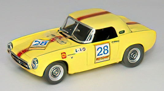 43934 EBBRO 1/43 Honda S800 Racing 1967 Suzuka 1000km Yellow