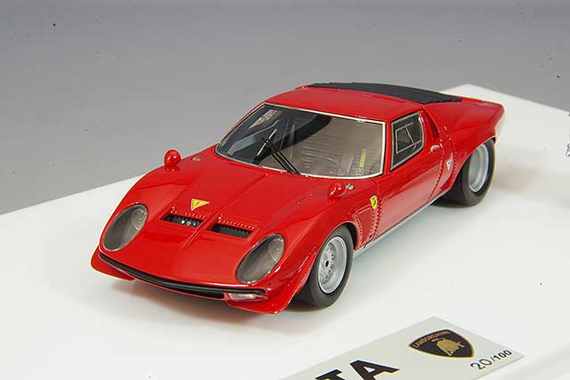 EIDOLON 1/43 Lamborghini Miura SVJ with V12 Engine 1969