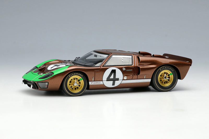 Laden Sie das Bild in Galerie -Viewer, EIDOLON EM301E Ford GT40 Mk.2 Le Mans 24h 1966 Holman &amp; Moody No.4 1/43
