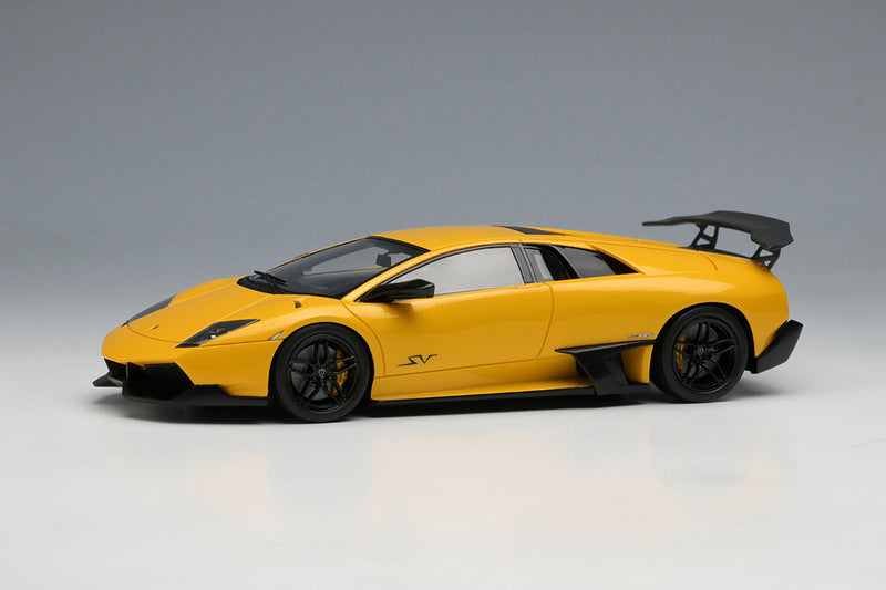 Load image into Gallery viewer, EIDOLON EM336A Lamborghini Murcielago LP670-4 SV Geneva Motor Show 2009 Pearl Yellow 1/43
