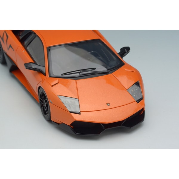 Chargez l&#39;image dans la visionneuse de la galerie, EIDOLON EM336B Lamborghini Murcielago LP670-4 SV 2009 Orange Perle 1/43
