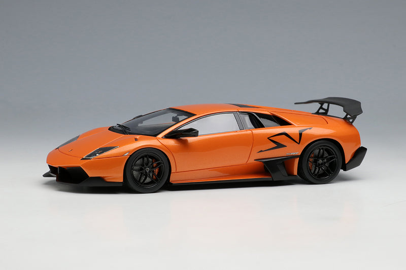 Chargez l&#39;image dans la visionneuse de la galerie, EIDOLON EM336B Lamborghini Murcielago LP670-4 SV 2009 Orange Perle 1/43
