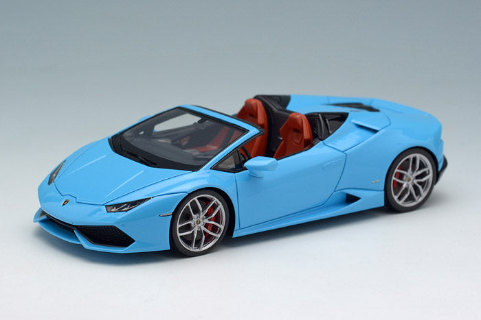 Laden Sie das Bild in Galerie -Viewer, EIDOLON EM342A1 Lamborghini Huracan LP610-4 Spider Pearl Light Blue
