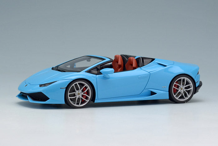 Chargez l&#39;image dans la visionneuse de la galerie, EIDOLON EM342A1 Lamborghini Huracan LP610-4 Spider Bleu Clair Perle
