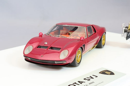 EIDOLON 1/43 Lamborghini Miura SVJ #4892 with V12 Engine