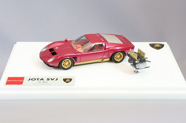 EIDOLON 1/43 Lamborghini Miura SVJ #4892 with V12 Engine