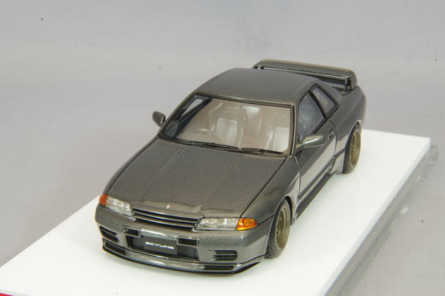 Cargue la imagen en el visor de la galería, EIDOLON 1/43 Nissan Skyline GT-R (BNR32) RS Watanabe 8 Spoke Wheels Gunmetal Gray
