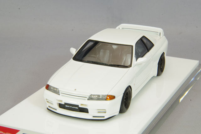 EIDOLON 1/43 Nissan Skyline GT-R (BNR32) RS Watanabe 8 Spoke Wheels Crystal White