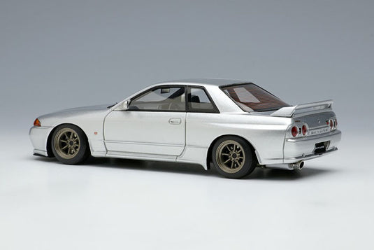 EIDOLON EM424C Nissan Skyline GT-R (BNR32) (RS Watanabe 8 rayons) Jet Silver Metallic Limited 50pcs