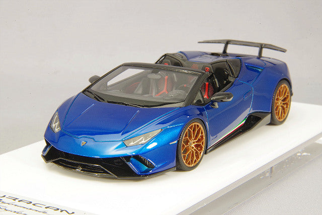 EIDOLON 1/43 Lamborghini Huracan Performante Spyder 2018 Candy Blue Limited 30 Units