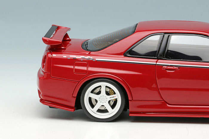 Laden Sie das Bild in Galerie -Viewer, Pre-Order EIDOLON EM436C Nissan Skyline GT-R (BNR34) NISMO R-tune Active Red
