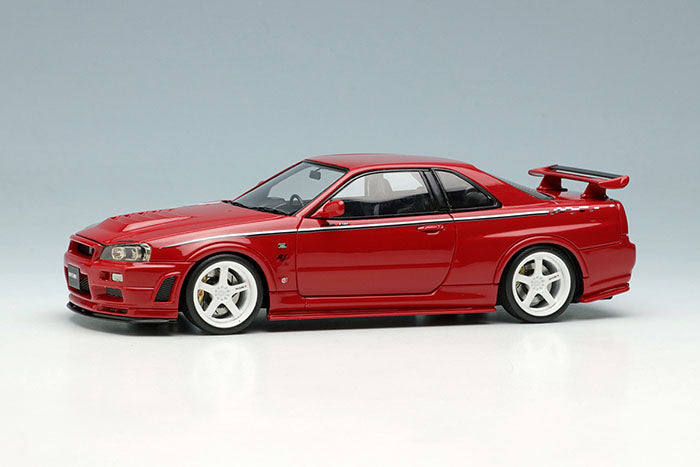 Laden Sie das Bild in Galerie -Viewer, Pre-Order EIDOLON EM436C Nissan Skyline GT-R (BNR34) NISMO R-tune Active Red
