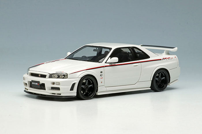 Laden Sie das Bild in Galerie -Viewer, Pre-Order EIDOLON EM436E Nissan Skyline GT-R (BNR34) NISMO R-tune Whtie
