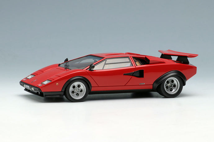 Précommande EIDOLON EM439B Lamborghini Countach LP400/500 Walter Wolf Ch.1120148 1975 Rouge avec autocollant Rally Racing