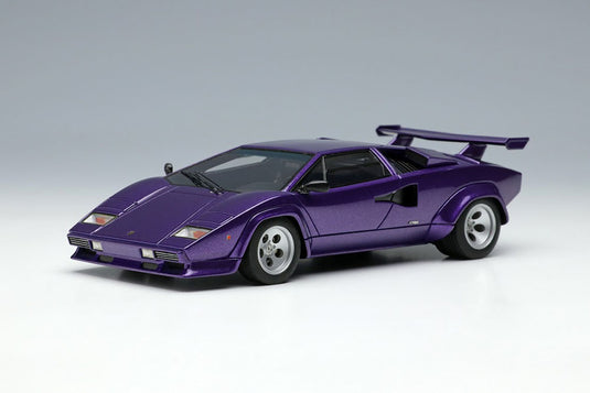 EIDOLON EM446F Lamborghini Countach LP5000S with Wing 1982 Metallic Purple