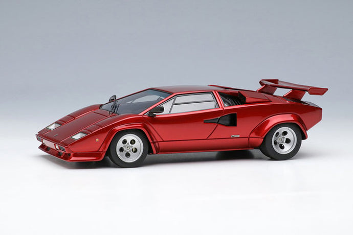 EIDOLON EM446G Lamborghini Countach LP5000S avec aile 1982 Rouge bonbon