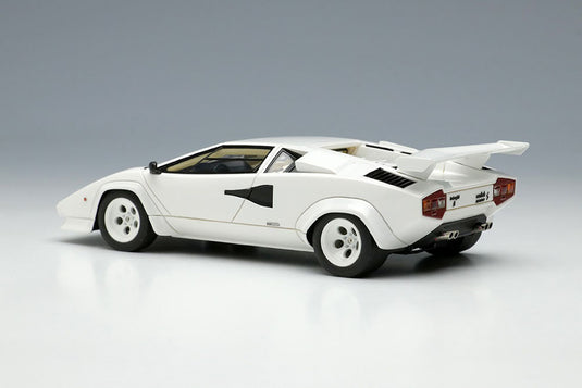 EIDOLON EM446H Lamborghini Countach LP5000S with Wing 1982 Pearl White