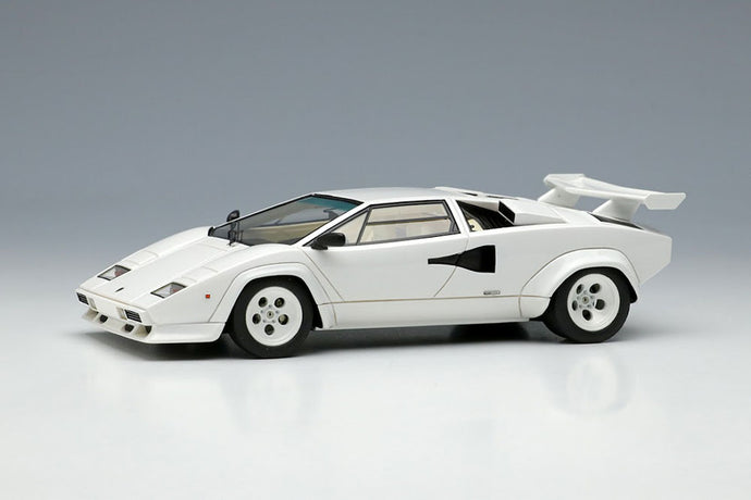 EIDOLON EM446H Lamborghini Countach LP5000S avec aile 1982 Blanc Perle