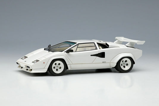 EIDOLON EM446H Lamborghini Countach LP5000S con ala 1982 Blanco perla