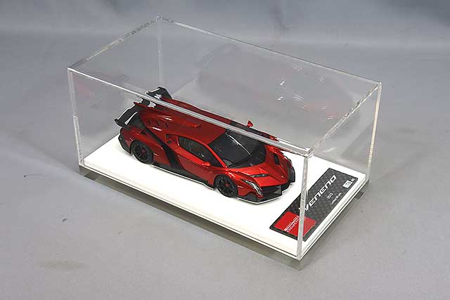 Chargez l&#39;image dans la visionneuse de la galerie, EIDOLON 1/43 Lamborghini Veneno 2013 Candy Red
