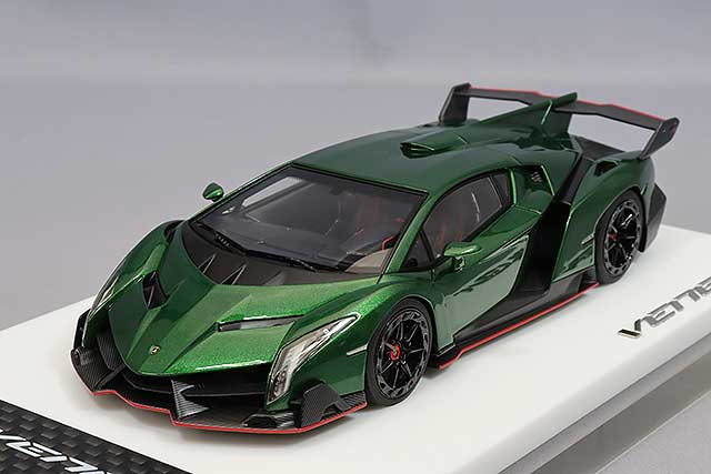 Cargue la imagen en el visor de la galería, EIDOLON 1/43 Lamborghini Veneno 2013 Verde Ithaca
